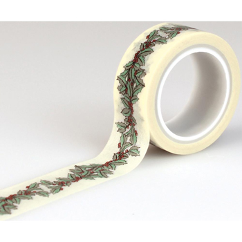 Washi Tape Holly Berry 15 mt